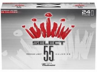 Anheuser-Busch - Budweiser Select 55 (24 pack 12oz bottles) (24 pack 12oz bottles)