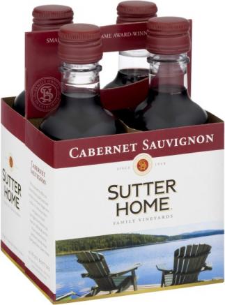 Sutter Home Vineyards - Cabernet Sauvignon NV (4 pack 12oz bottles) (4 pack 12oz bottles)